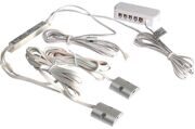 Двухсенсорный IR - датчик открывания фасада накладной, 24W/12V, 40W/24V
