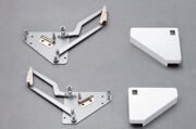 Основание подъёмника Lift Parallel треугольное, левое/правое, крышки серые
