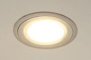 Комплект из 1-го светильника LED Camomilla, 3000K, отделка под алюминий/белый