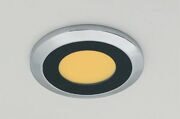 Комплект из 1-го светильника LED Abisso, 6500K, отделка под хром глянец/черный