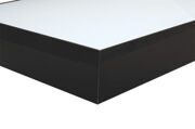 Полка-светильник Just-50, 600х250 мм, 16W (6400 K) черный глянец + стекло