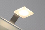 Светильник LED Quadro S, 3W/12V, 4500K, отделка акрил матовый/алюминий